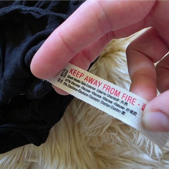 Free People Black Deep V Underwire Backless Bodysuit Small - Picture 4 of 6